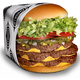 Illustration for article titled SnackTAYku: Fatburger Triple King Challenge
